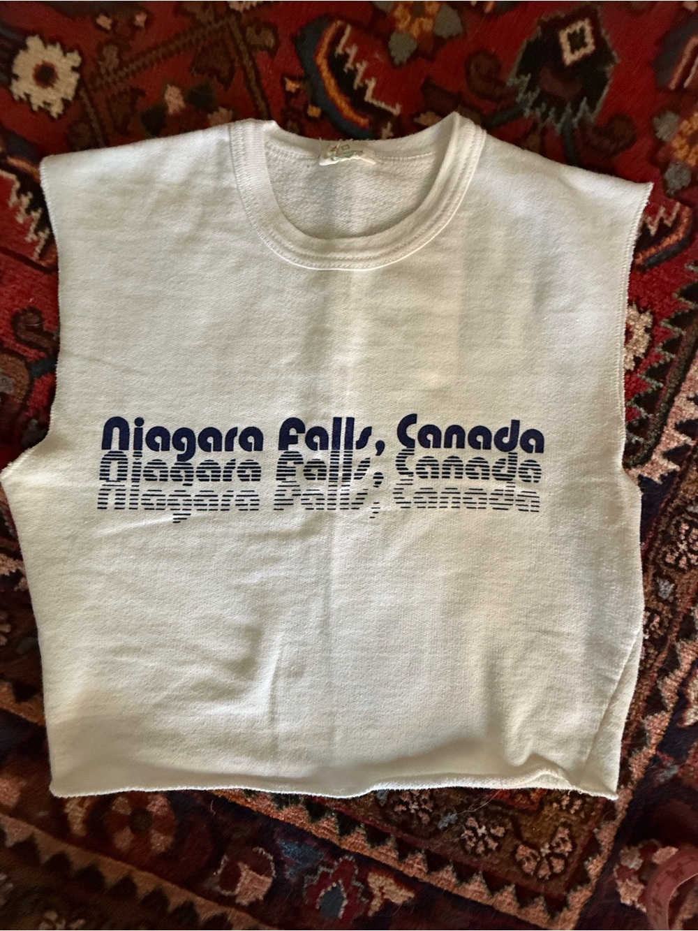 Vintage Niagara Falls Canada Terry Tank